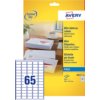 Etiket Avery J8651-10 38.1x21.2mm wit 650 etiketten