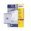Etiket Avery L7651-100 38.1x21.2mm wit 6500 etiketten