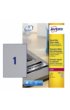 Etiket Avery L6013-20 210x297mm zilver 20 etiketten