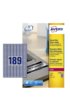 Etiket Avery L6008-20 25.4x10mm zilver 3780stuks