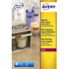 Etiket Avery L7680-25 38.1x21.2mm goud 1625 etiketten