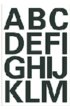 Etiket HERMA 4167 25mm letters A-Z zwart