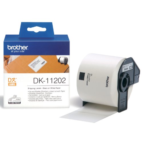 Etiket Brother Dk 11202 62X100Mm Verzendlabel 300Stuks brother kopen in de aanbieding