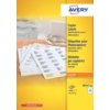 Etiket Avery DP247-100 70x37mm wit 2400 etiketten