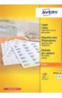 Etiket Avery DP246-100 70x36mm wit 2400stuks