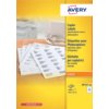 Etiket Avery DP167-100 105x37mm wit 1600 etiketten