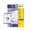 Etiket Avery L7163 99.1x38.1mm wit 1400 etiketten