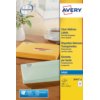 Etiket Avery J8563-25 99.1x38.1mm transparant 350stuks