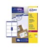 Etiket Avery L7165-40 99.1x67.7mm wit 320 etiketten
