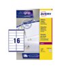 Etiket Avery L7162-250 99.1x33.9mm wit 4000 etiketten