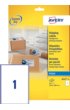 Etiket Avery J8167-10 199.6x289.1mm wit 10stuks