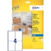 Etiket Avery J8169-10 99.1x139mm wit 40 etiketten
