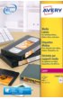 Etiket Avery L7665-25 72x21.2mm voor media tape's 600 etiketten