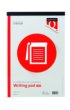 Schrijfblok Quantore A4 lijn 100vel 60gr