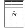 Etiket Quantore 63.5x33.9mm 2400 stuks