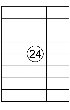 Etiket Quantore 70x37mm 2400stuks