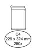 Envelop Quantore akte C4 229x324mm zelfklevend wit 250 stuks