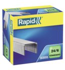 Nieten Rapid 24/6 gegalvaniseerd standaard 5000 stuks
