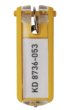 Sleutellabel Durable 1957 met ring geel