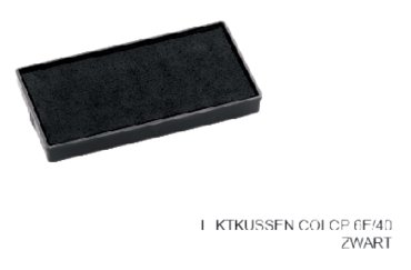 Stempelkussen Colop E/40 zwart