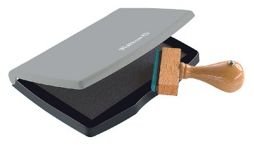 Pelikan stempelkussen formaat 110 x 70 mm. kleur zwart