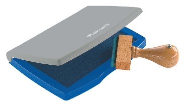 Pelikan stempelkussen formaat 110 x 70 mm. kleur blauw