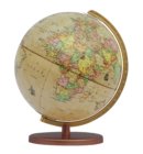 Globe Columbus Renaissance houten voet 30cm 603016/H
