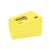 Memoblok Post-it 655 76x127mm 100 vel per blok neon geel