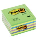 Memoblok Post-it 2028 76x76mm kubus assorti
