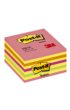 Memoblok Post-it 2028 76x76mm kubus neon kleuren