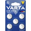 Batterij Varta knoopcel CR2016 lithium blister à 5stuk