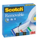 Plakband Scotch Magic 811 19mmx33m onzichtbaar verwijderbaar mat