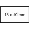 Prijsetiket 10x18mm Sato PB1 afneembaar wit