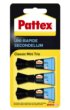 Secondelijm Pattex Classic mini trio tube 3x1gram op blister