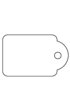 Label Apli karton nr 391 28x43mm wit 500 stuks