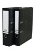 Ordner Qbasic A4 50mm karton zwart gewolkt