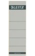 Leitz zelfklevende rugetiketten 1642 formaat 58 x 190 mm., kleur grijs
