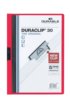 Klemmap Durable Duraclip A4 3mm 30 vellen rood