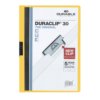 Klemmap Durable Duraclip A4 3mm 30 vellen geel