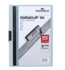 Klemmap Durable Duraclip A4 6mm 60 vellen blauw