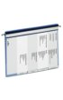 Personeelsmap Durable 5 vakken + hangrail blauw