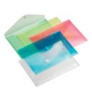 Enveloptas Europel A5 250x180mm dwars transparant wit