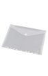 Enveloptas Europel A4 240x310mm 11-gaats PP transparant wit