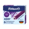 Inktpatroon Pelikan 4001 violet 6 stuks