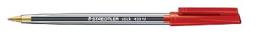 Balpen Staedtler Stick 430 rood medium