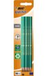 Potlood Bic Evolution ecolutions 655 zeshoekig HB blister à 10 stuks