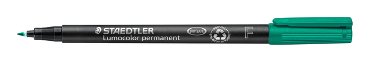 Viltstift Staedtler Lumocolor 318 permanent F groen