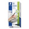 Viltstift Staedtler Lumocolor 317 permanent M zwart