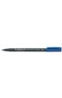 Viltstift Staedtler Lumocolor 317 permanent M blauw