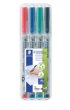 Viltstift Staedtler Lumocolor 315 non permanent M set à 4 stuks assorti